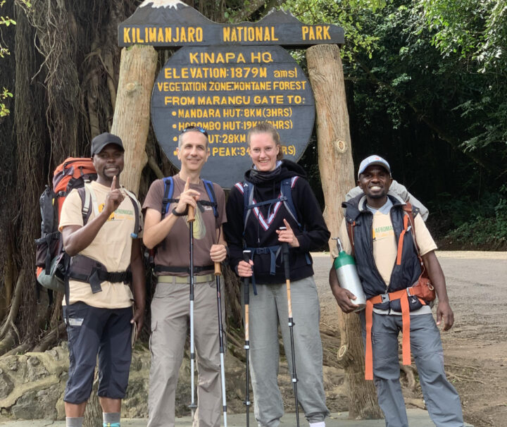 Climbing Mount Kilimanjaro at Marangu Gates