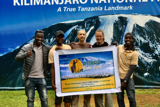 Climbing Mount Kilimanjaro at Marangu Gates