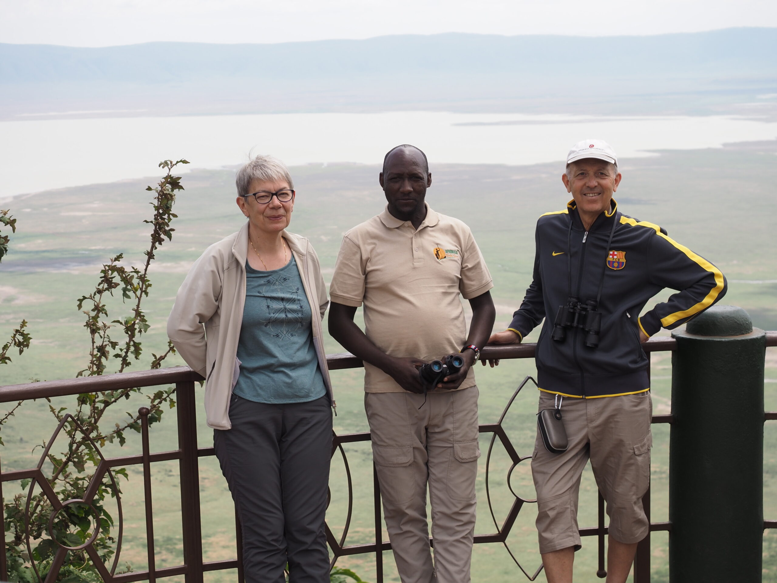 Ngorongoro Crater View with Afro Masai