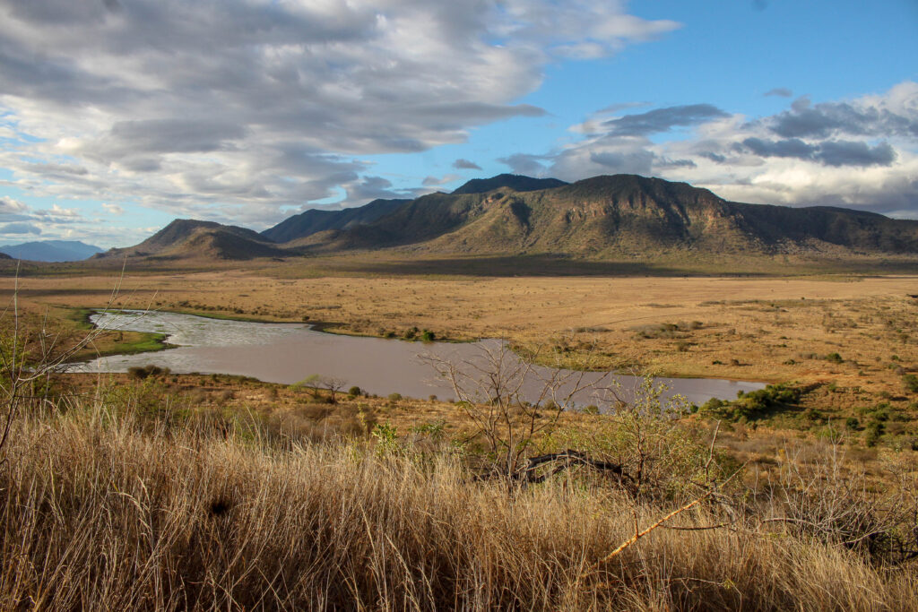 Landscape in Mkomanzi National Park 