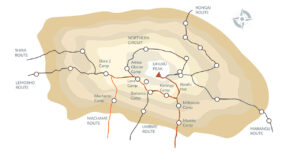Machame Route Map